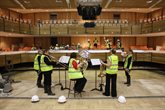 Bramall hard hat concert