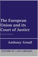 Cover of  Professor Anthony Arnull's book The European Union and its Court of Justice (2006)