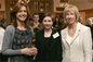 Alumni networking at the reception