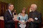 Sir Dominic Cadbury talking to Jo and Barbara Bradwell