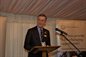 Sir Dominic Cadbury speaking at reception