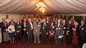 Group photo of attendees at the Campaign Update reception
