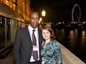 Alumni on the terrace during the House of Lords reception
