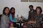 Alumni at the reception