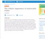 The relative importance of undesirable truths