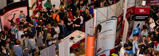 Autumn careers fair in the Great Hall