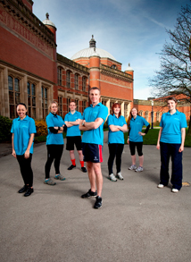 Half Marathon Team outside the Aston Webb Building