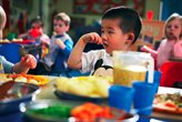 Children at the nursery