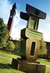 Sculpture on campus