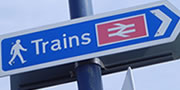 Trains sign