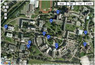 Sculpture trail map