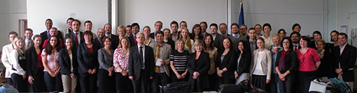 Photo of the speakers and attendees at the IEL 2012 conference