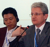 Photo of Professor Martin Trybus at the 2nd International Public Procurement Forum in Beijing.