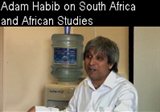 Screen grab of Adam Habib podcast