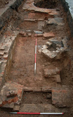 Photograph of an excavation site