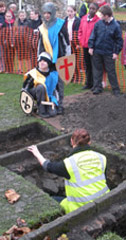 Photograph of a public outreach archaeological project
