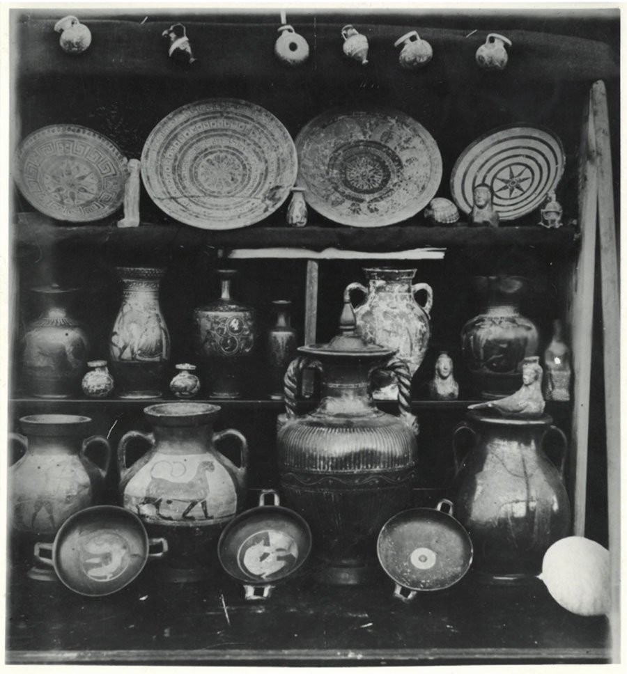 Display of the archaeology collection