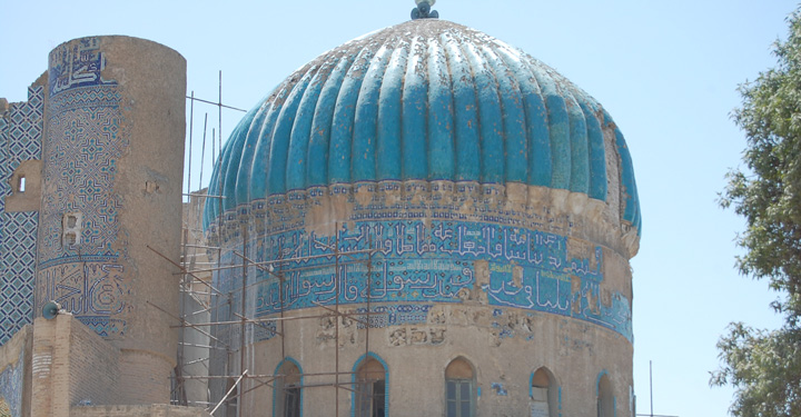 Abu Nasr Parsa shrine (15th century), Balkh, Afghanistan. Photo: A.Azad (2009)