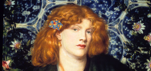 Dante Gabriel Rossetti (1828-1882): The Blue Bower, 1865, oil on canvas, 84x70.9cm.