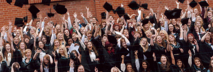University of Birmingham English graduates in July 2012