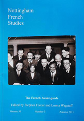 Front cover of Nottingham French Studies