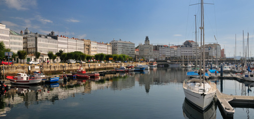 Photograph of boats in the harbour