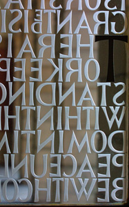Writing outside the law building