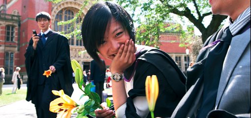 Chinese Students at Graduation