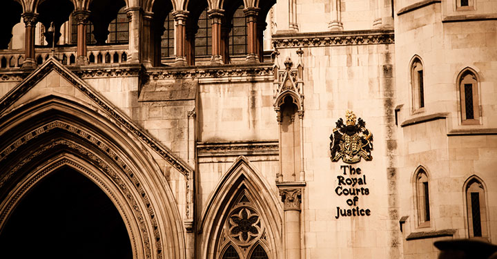 Photo of the Royal Courts of Justice, London