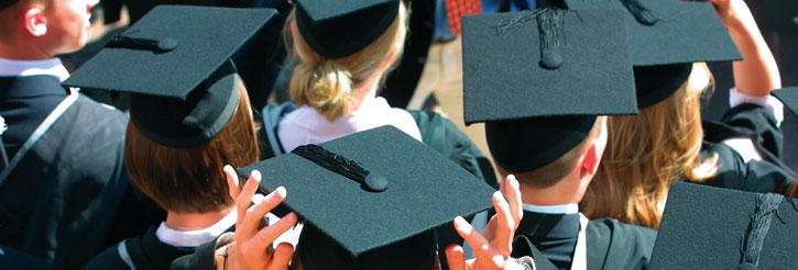 Photo of graduation day at the University of Birmingham