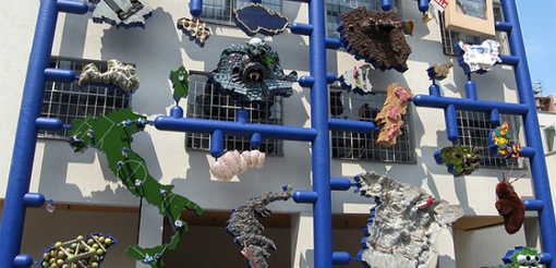 Photograph of an artwork depicting the countries of the European Union