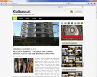 Screenshot of the Galbascat blog