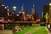 Yarra river at night, Melbourne