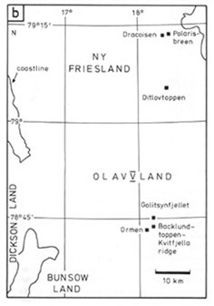 Svalbard area map