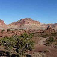 Early Mesozoic rocks of Capitol Reef National Park, southern Utah, which record the beginning of the age of dinosaurs