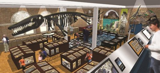 Artists impression of the redeveloped Lapworth Museum