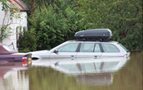Car in flood