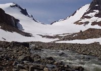 Alpine stream system in Lapland sensitive to climate change
