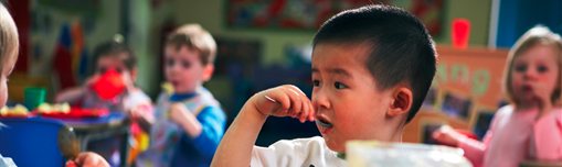 Children eating