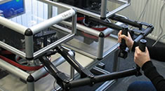 Bimanual force controlled robot arm