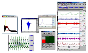 Graphs representing event related psychophysiology (Images from Biopac website)
