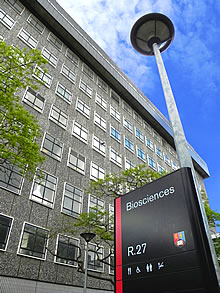 biosciences-school-sign
