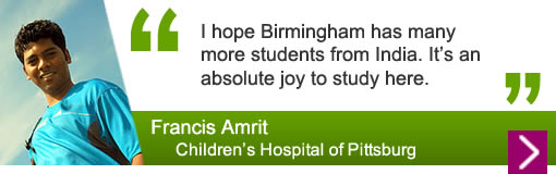 Francis Amrit - School of Biosciences alumnus
