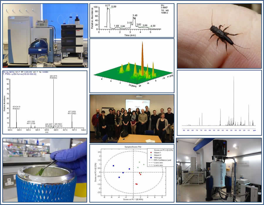 NERC metabolomics facility montage