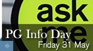 Postgraduate Information Day - 31 May 2013