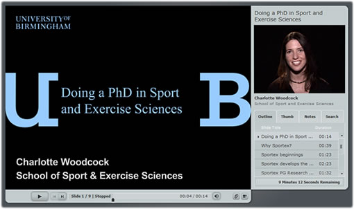 Doing a PhD in Sport ans Exercise Sciences