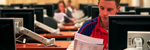 Sport and Exercise Student at work