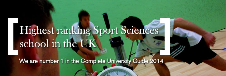 SportEx ranked top in Complete University Guide 2014
