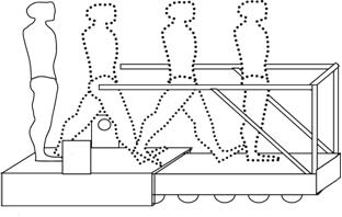 After-effects of moving platforms reveal knowledge-action dissociation