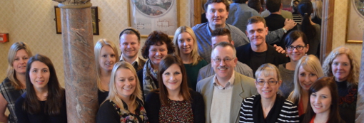 Photo of staff members at the BDRN Christmas Meeting 2012